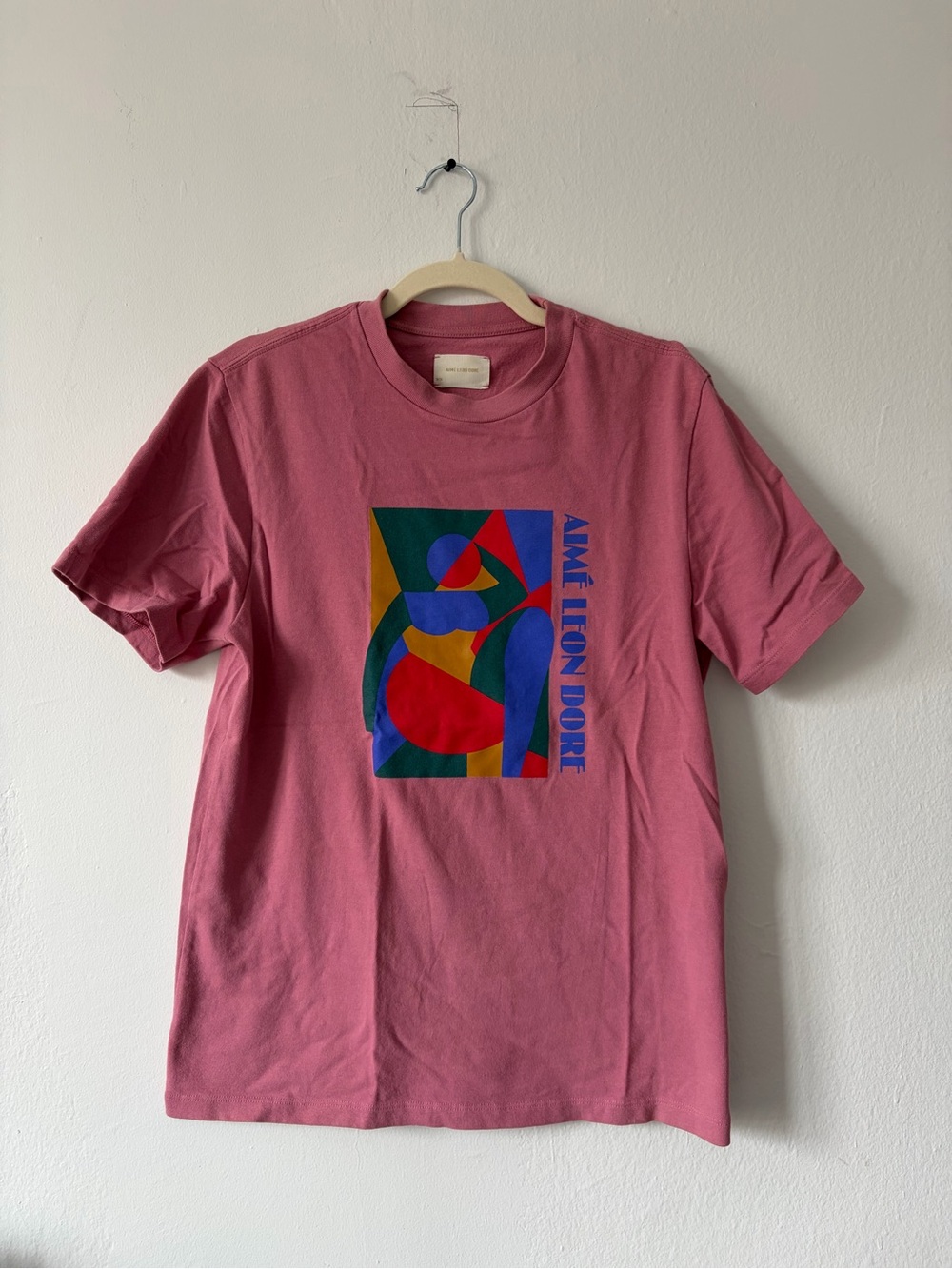 Aime Leon Dore Pink Crewneck Tee